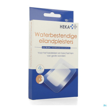 Heka zom rebord transparent etanche 6x10cm 10