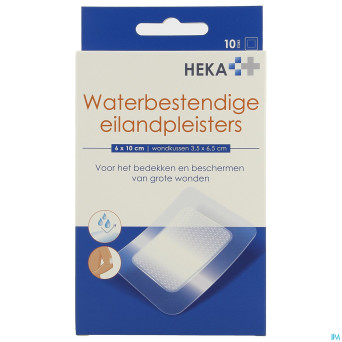 Heka zom rebord transparent etanche 6x10cm 10