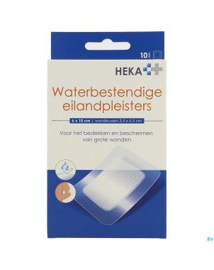 Heka zom rebord transparent etanche 6x10cm 10