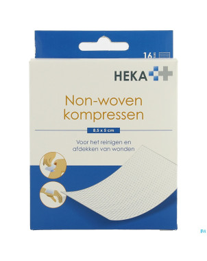 Heka zom compresse non-tis. sterile 8,5x5cm 4ep 16