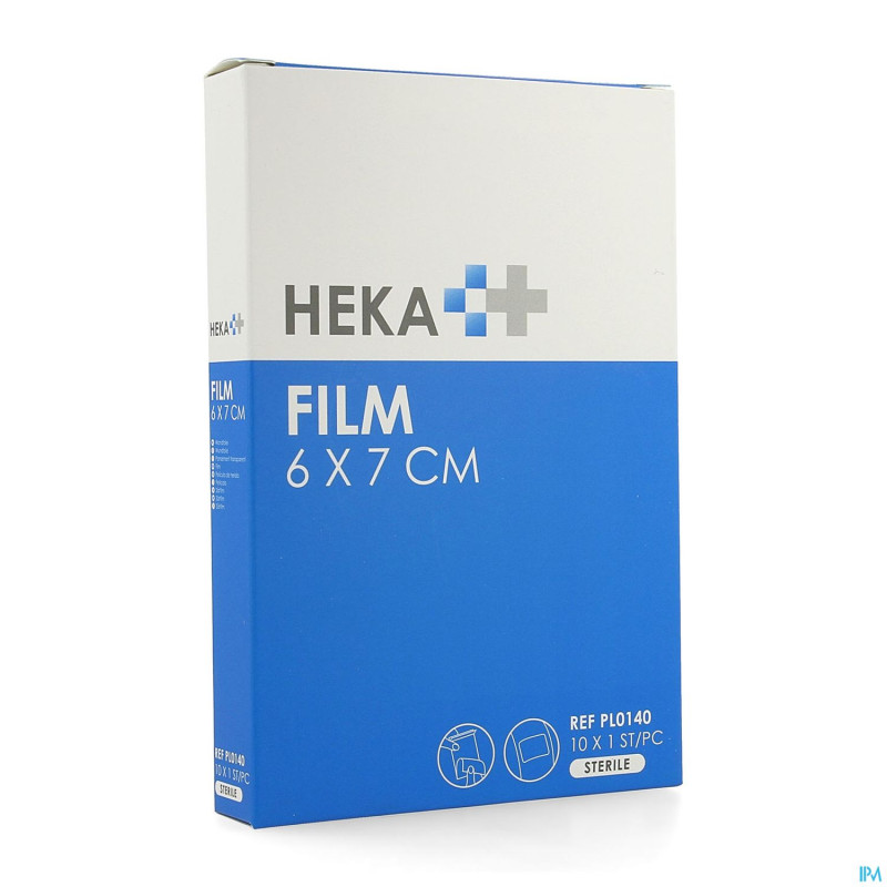 Heka film plaie 6x 7cm 10