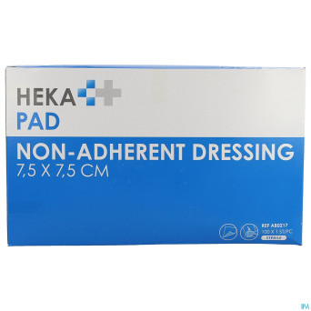 Hekapad compresse sterile 7,5x7,5cm 100