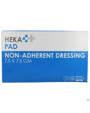 Hekapad compresse sterile 7,5x7,5cm 100
