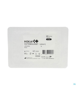 Heka tampons ouate 2,0g sterile 5