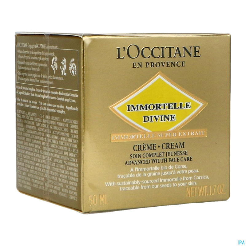 L'occitane immortelle creme divine    50ml