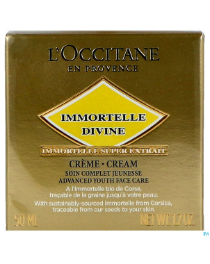 L'occitane immortelle creme divine    50ml