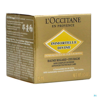 L'occitane immortelle baume yeux divine    15ml