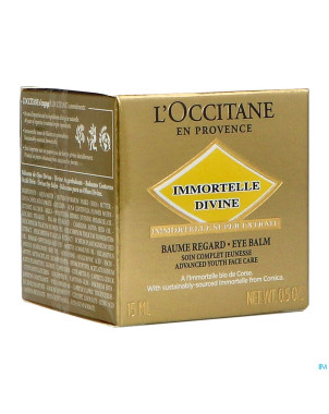 L'occitane immortelle baume yeux divine    15ml