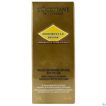 L'occitane immortelle huile jeunesse divine   30ml
