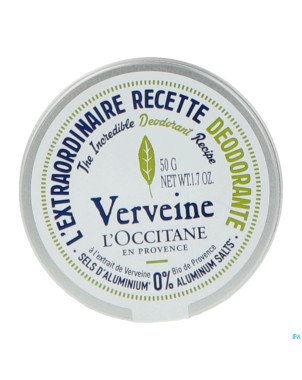 L'occitane deodorant verveine   50g