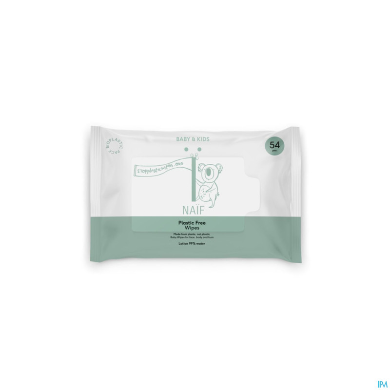Naif plastic free wipe    54