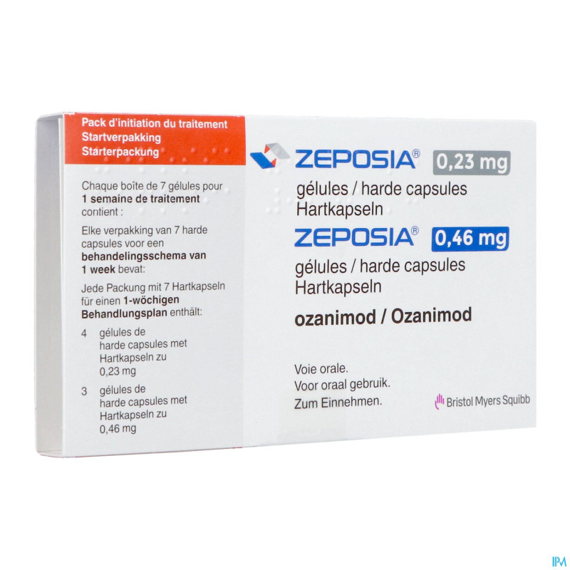 Zeposia 0,23mg/0,46mg pack initiation    caps 7