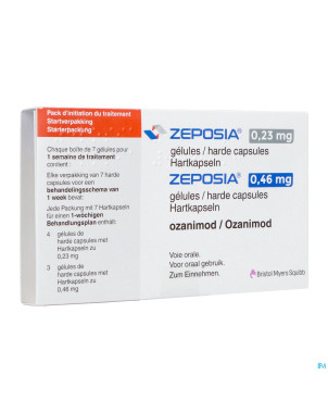 Zeposia 0,23mg/0,46mg pack initiation    caps 7