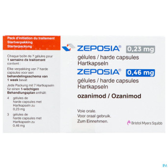 Zeposia 0,23mg/0,46mg pack initiation    caps 7
