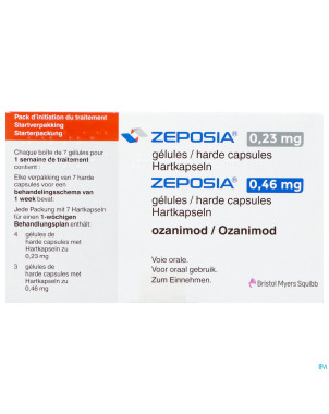 Zeposia 0,23mg/0,46mg pack initiation    caps 7