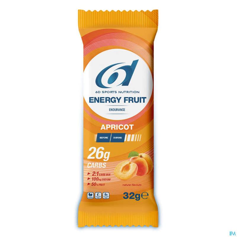 6d energy fruit apricot    32g