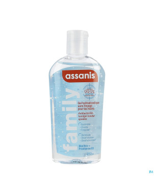 Assanis gel hydroalcoolique flip top    250ml