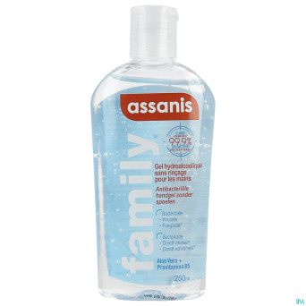 Assanis gel hydroalcoolique flip top    250ml