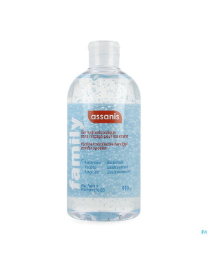 Assanis gel hydroalcoolique flip top 500ml