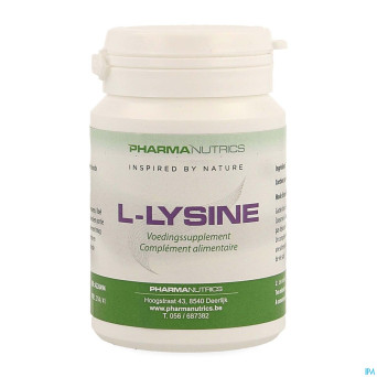 L-lysine v-caps 60    pharmanutrics