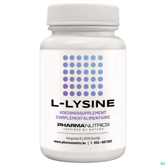 L-lysine v-caps 60    pharmanutrics