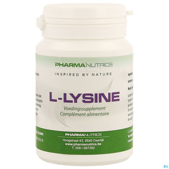 L-lysine v-caps 60    pharmanutrics