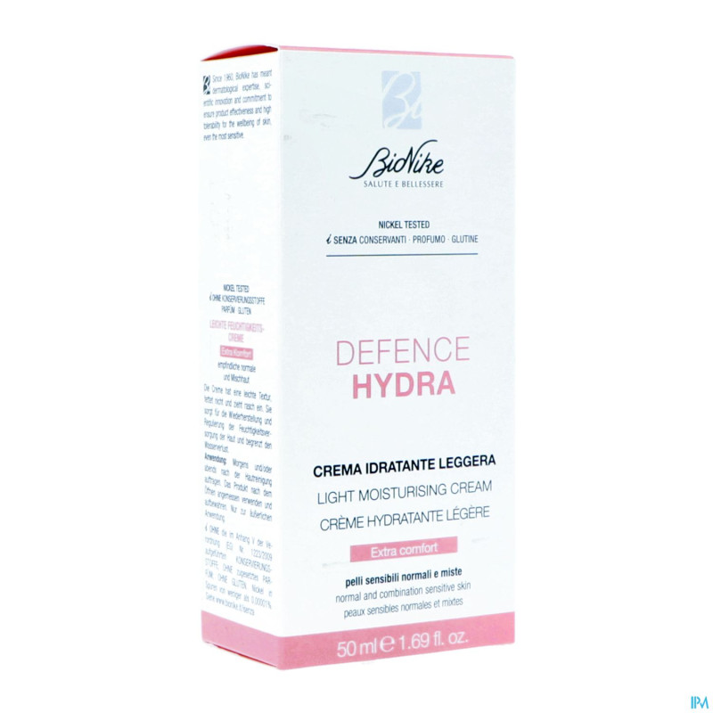 Bionike def hydra light moisturising cream tb 50ml