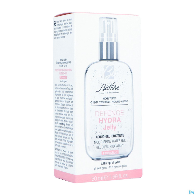 Bionike def hydra jelly mosturising water-gel 50ml