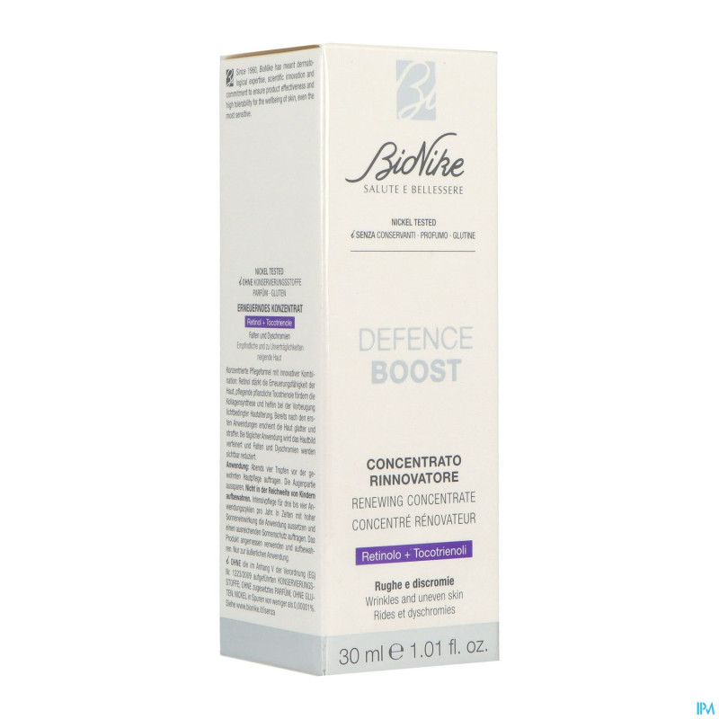 Bionike def boost renew.conc.retin.+tocotrien.30ml