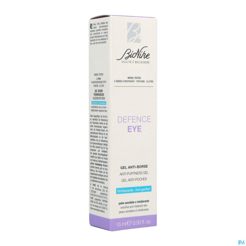 Bionike def eye a/puffiness gel    tube 15ml