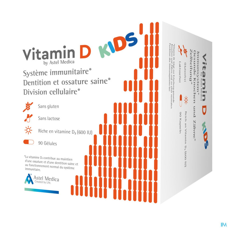 Astel vitamin d kids    caps 90