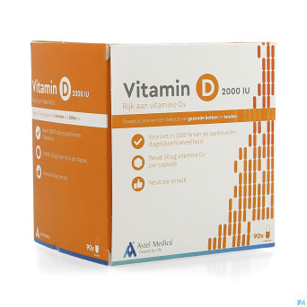 Astel vitamin d 2000iu    caps 90