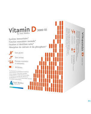 Astel vitamin d 3000iu    caps 90