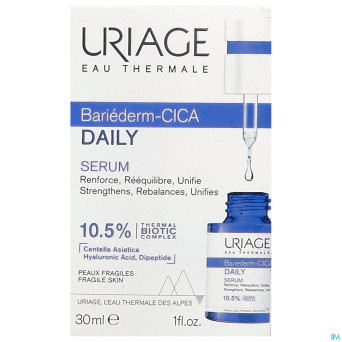 Uriage bariederm cica daily serum    30ml