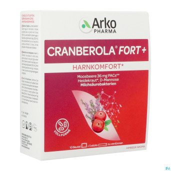 Cranberola fort+  sach 5 + stick 10