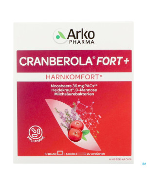 Cranberola fort+  sach 5 + stick 10