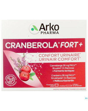 Cranberola fort+  sach 5 + stick 10