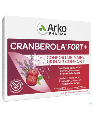 Cranberola fort+  sach 5 + stick 10