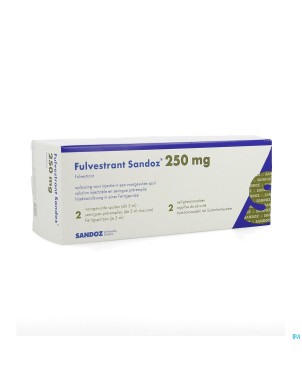 Fulvestrant sandoz 250mg ser.prer.  2x5ml 50mg/ml