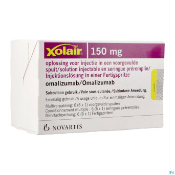 Xolair 150mg sol inj seringue preremplie  6