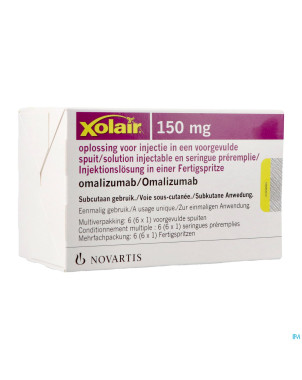 Xolair 150mg sol inj seringue preremplie  6