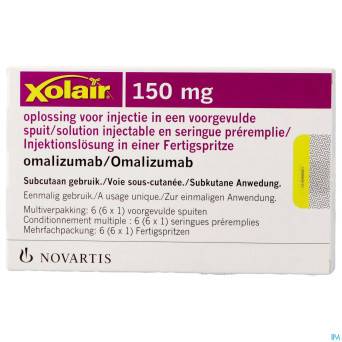 Xolair 150mg sol inj seringue preremplie  6