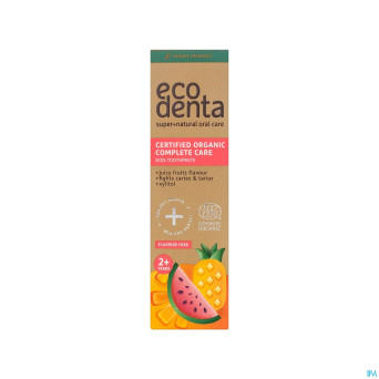 Eco denta dentifr.bio fruit enf&aloe vera xyl.75ml