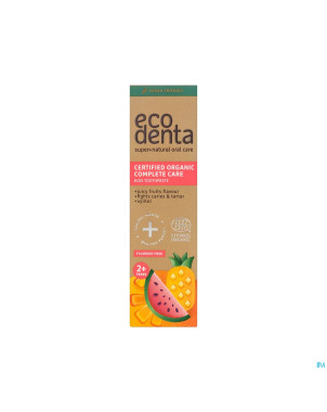 Eco denta dentifr.bio fruit enf&aloe vera xyl.75ml