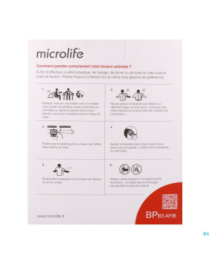Microlife bpb3 afib tensiometre bras    otc sol