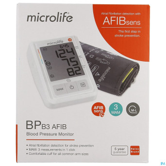 Microlife bpb3 afib tensiometre bras    otc sol