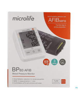 Microlife bpb3 afib tensiometre bras    otc sol