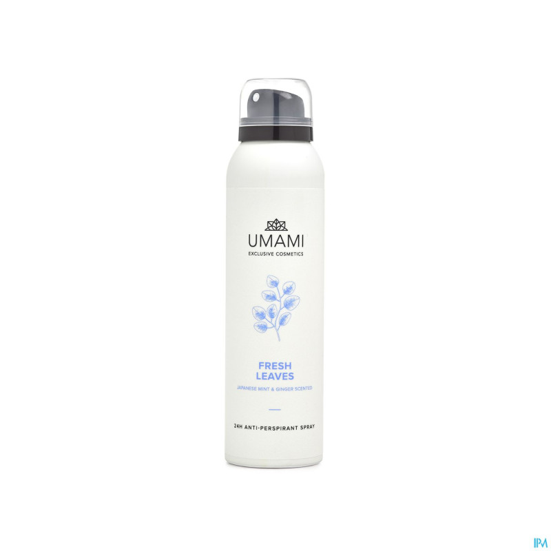 Umami fresh leaves munt&ging.a/pers.spray 24h150ml