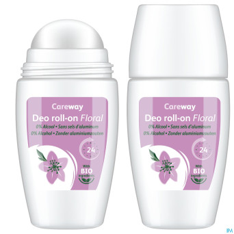 Careway deo roll on 24h floral 50ml