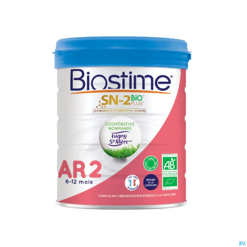 Biostime sn-2 bio plus premium organic ar 2   800g